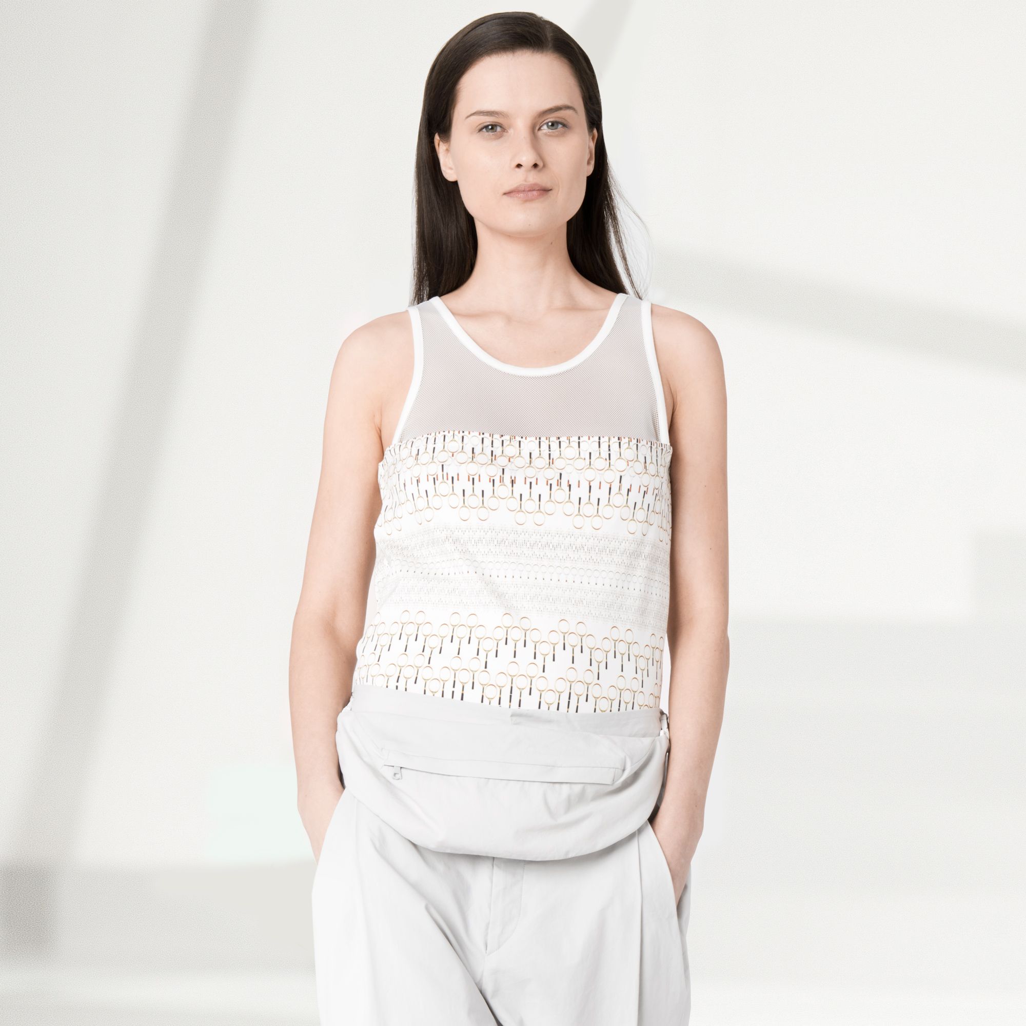 Lacoste Fashion Show patterned top Women