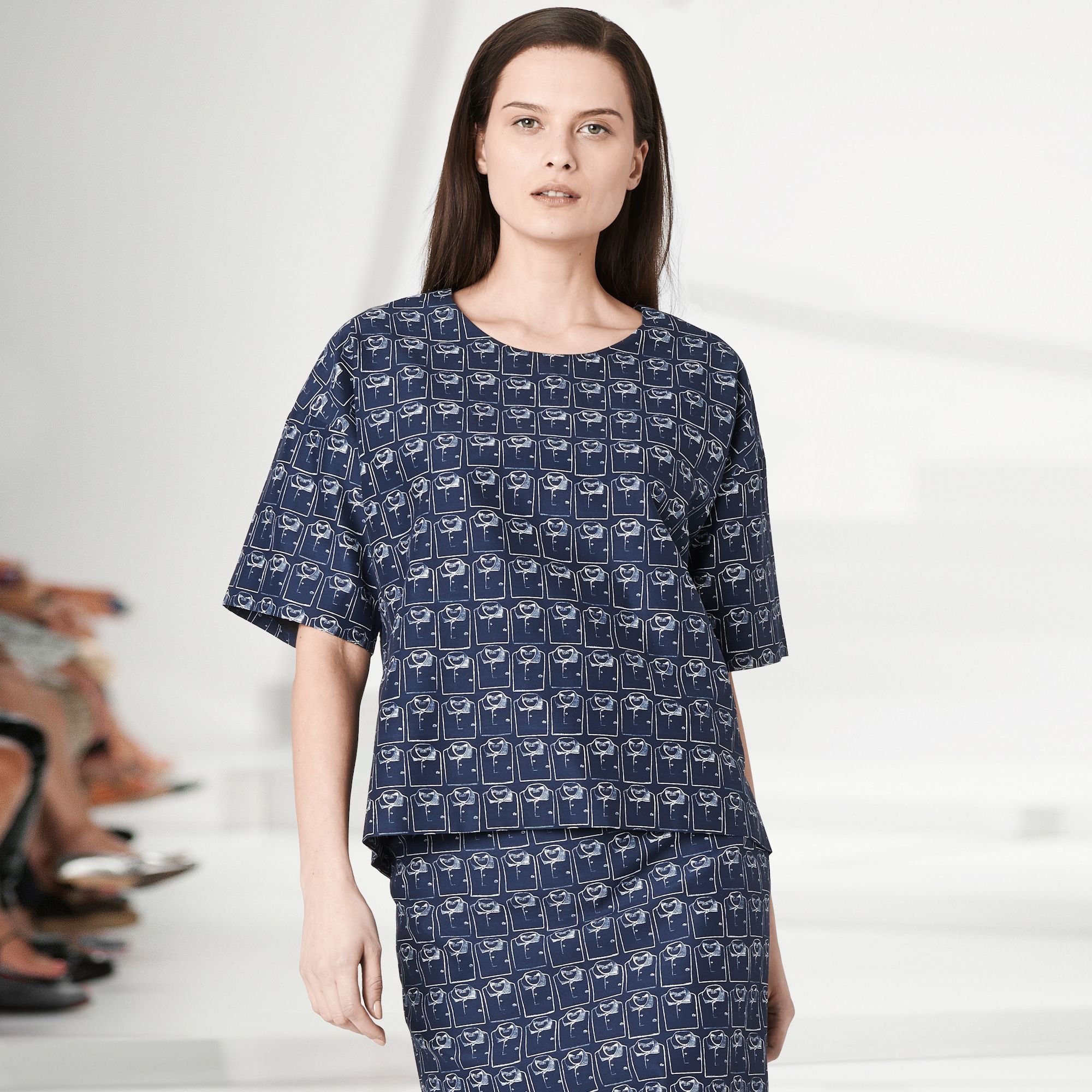 Lacoste Fashion Show patterned top Women