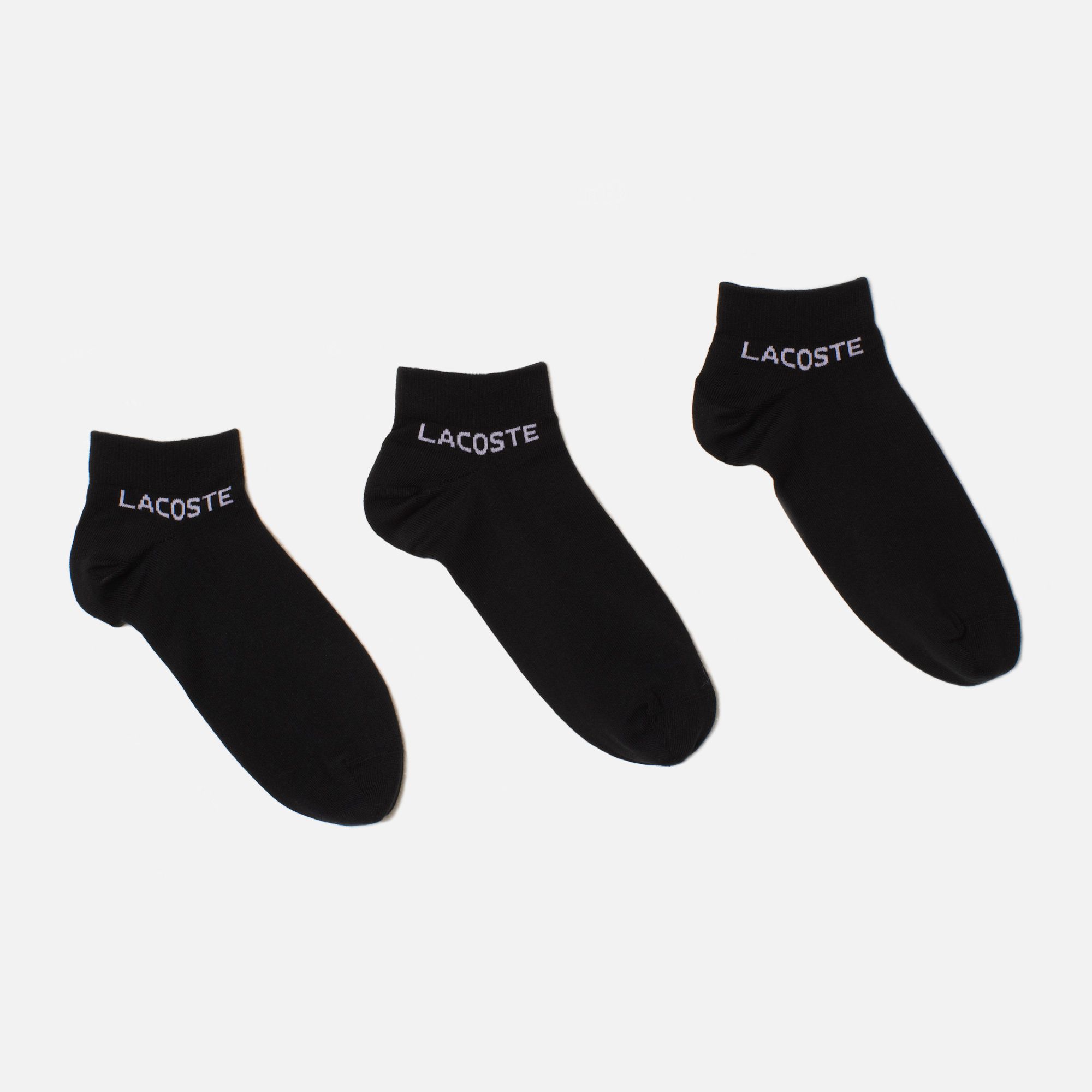 Lacoste Set of 3 pairs of short jacquard Sport socks Men