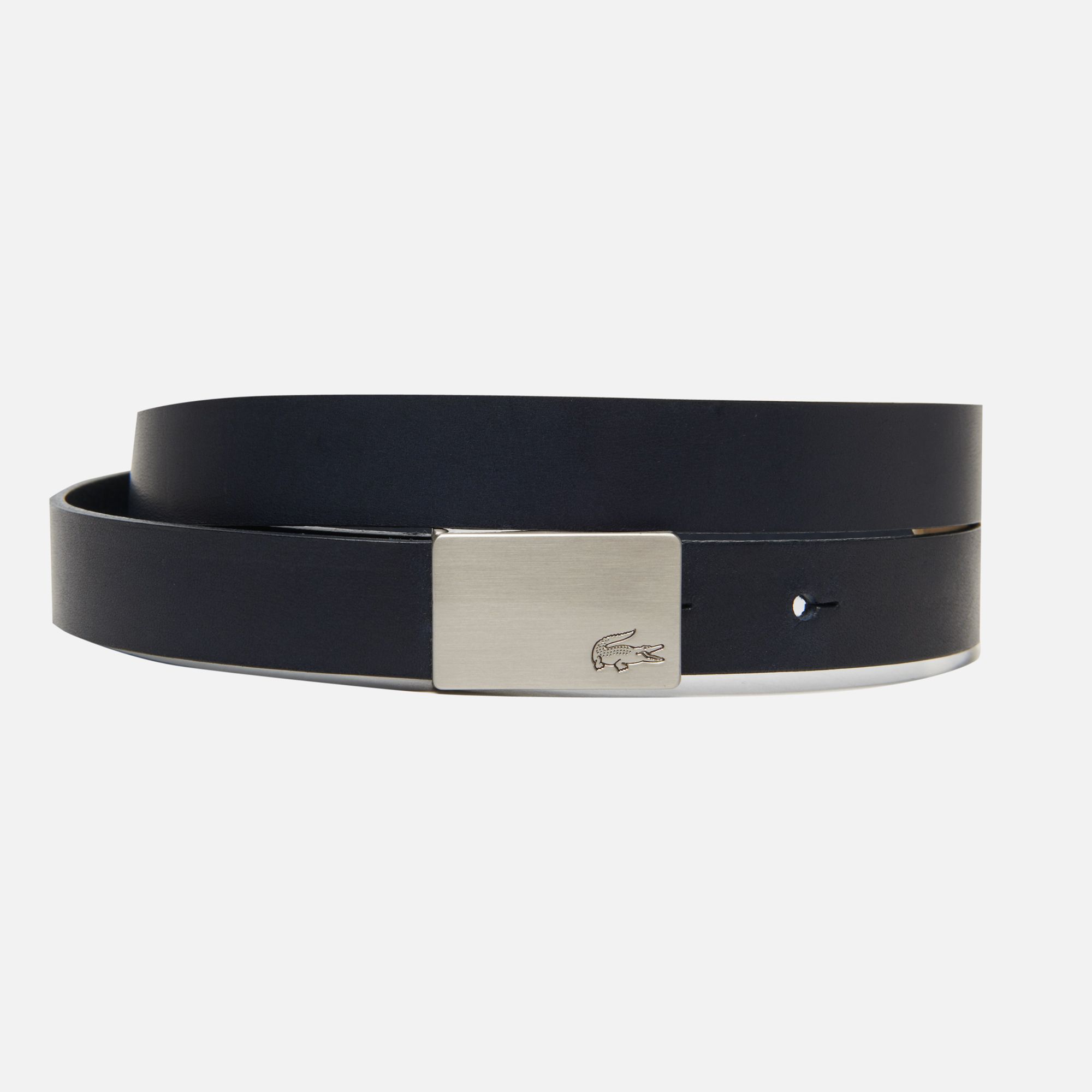 Lacoste Mat cowhide leather belt gift box Women