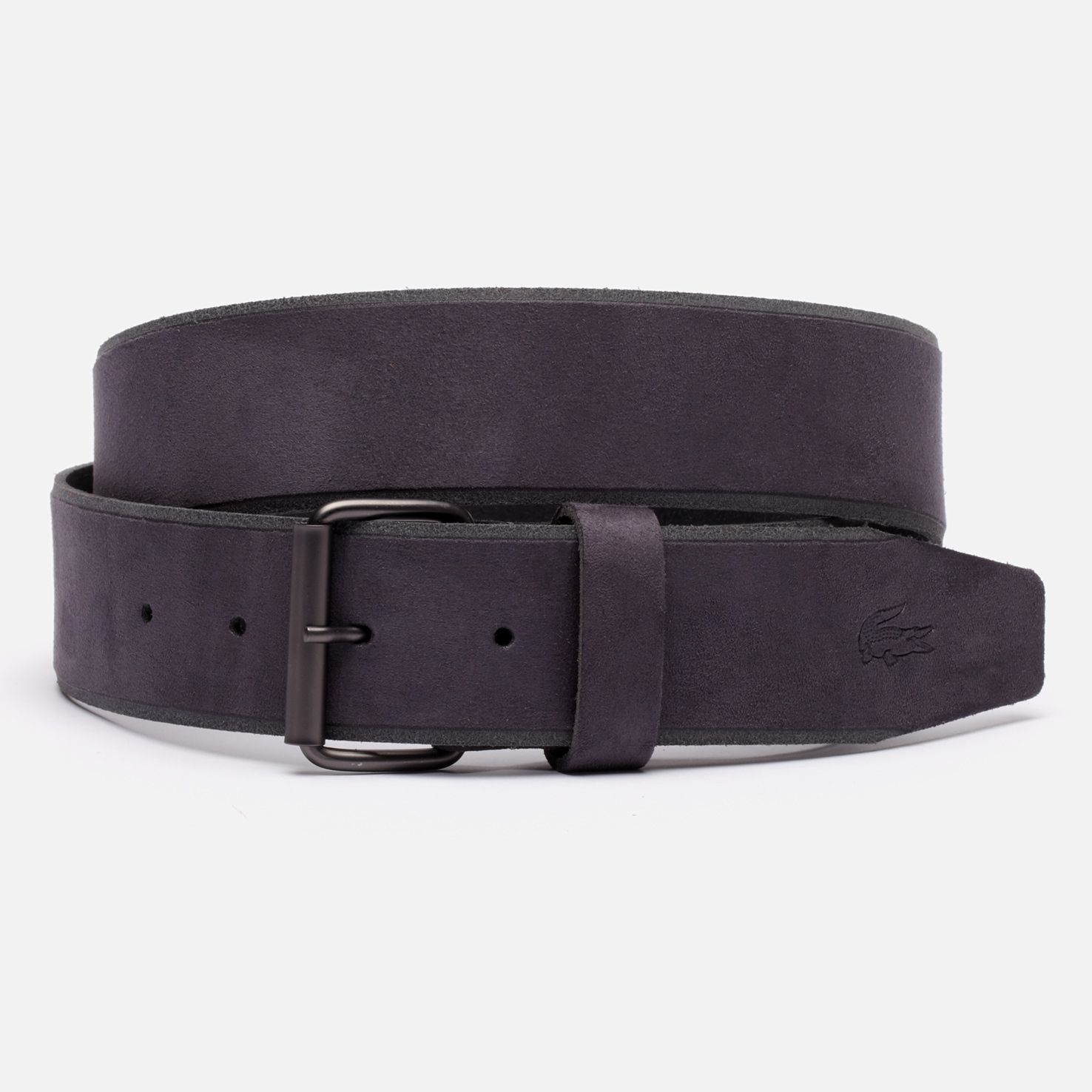 Lacoste Live suede-look cowhide leather belt Men