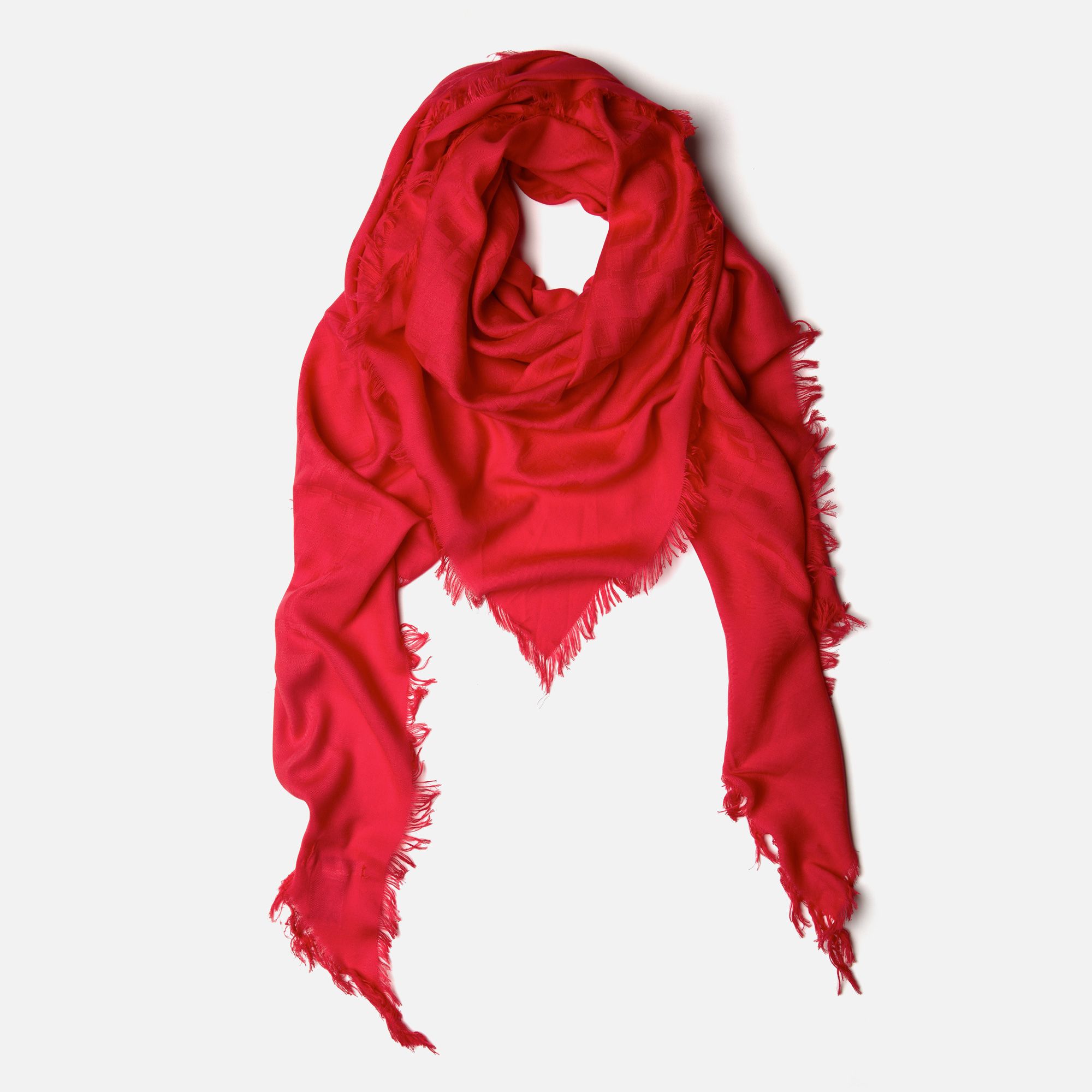 Lacoste Lightweight patterned scarf Women