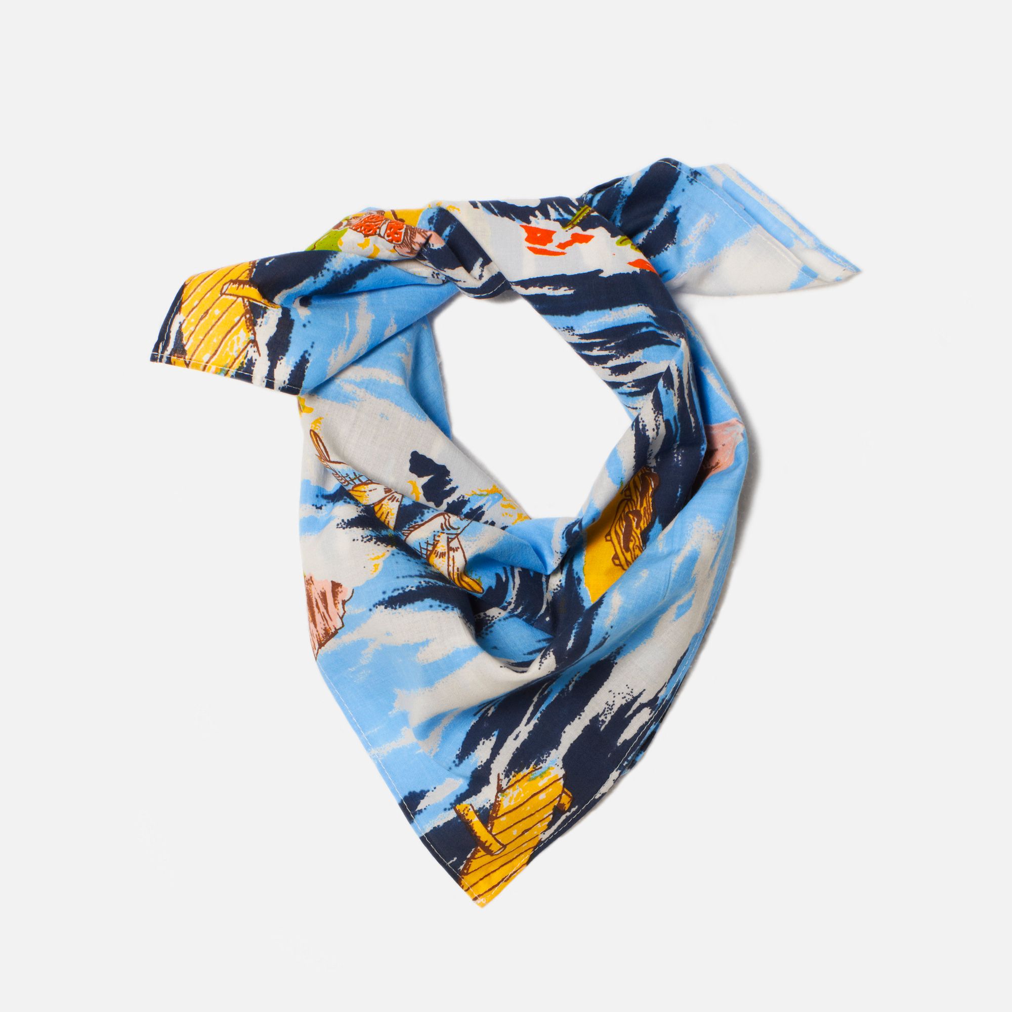  Lacoste Live printed scarf Men