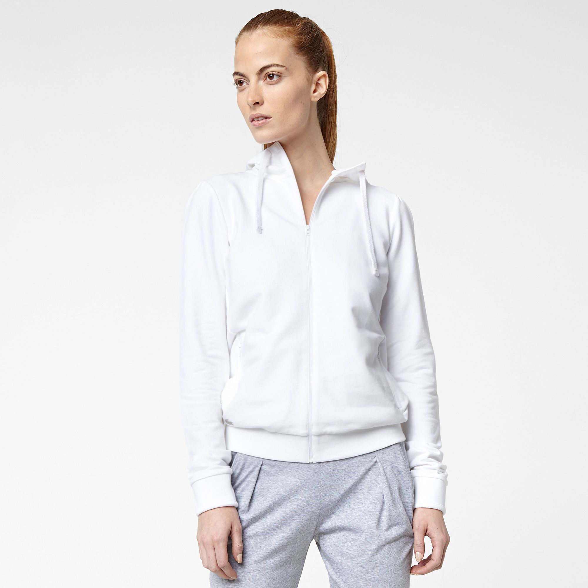 Lacoste Active zipped hooded sweatshirt Women