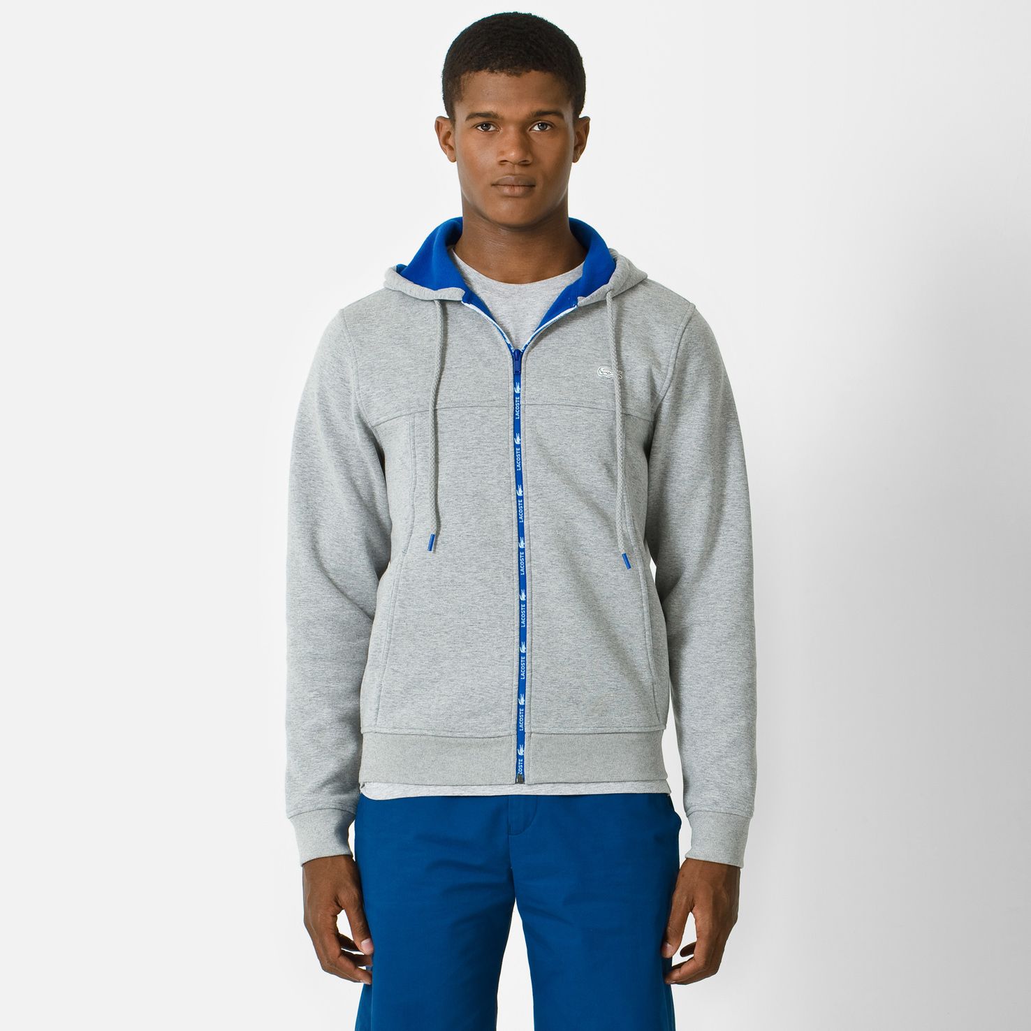 Lacoste Casual Sport zip-up hooded sweatshirt Men