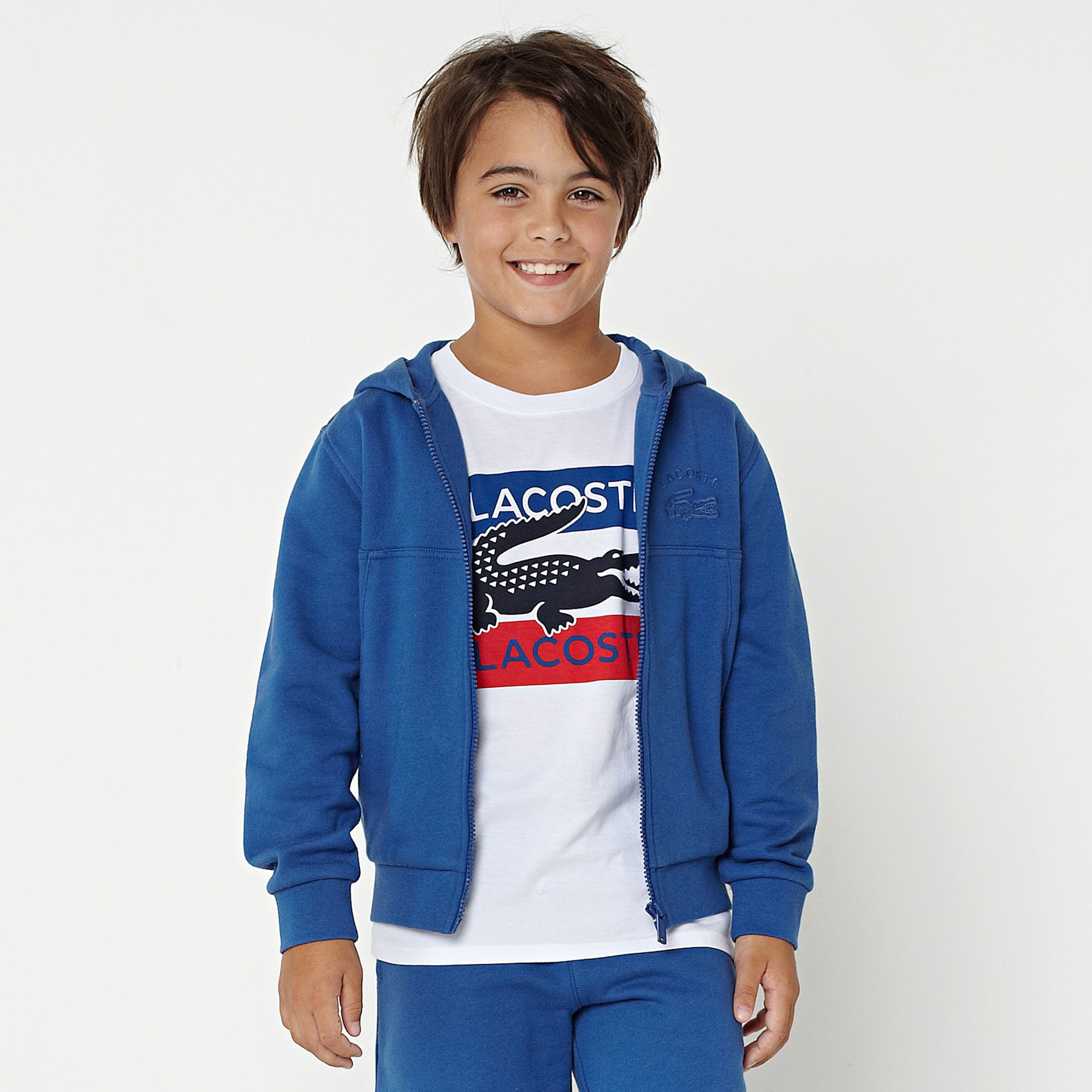 Lacoste Sport hooded zipped sweatshirt Boy