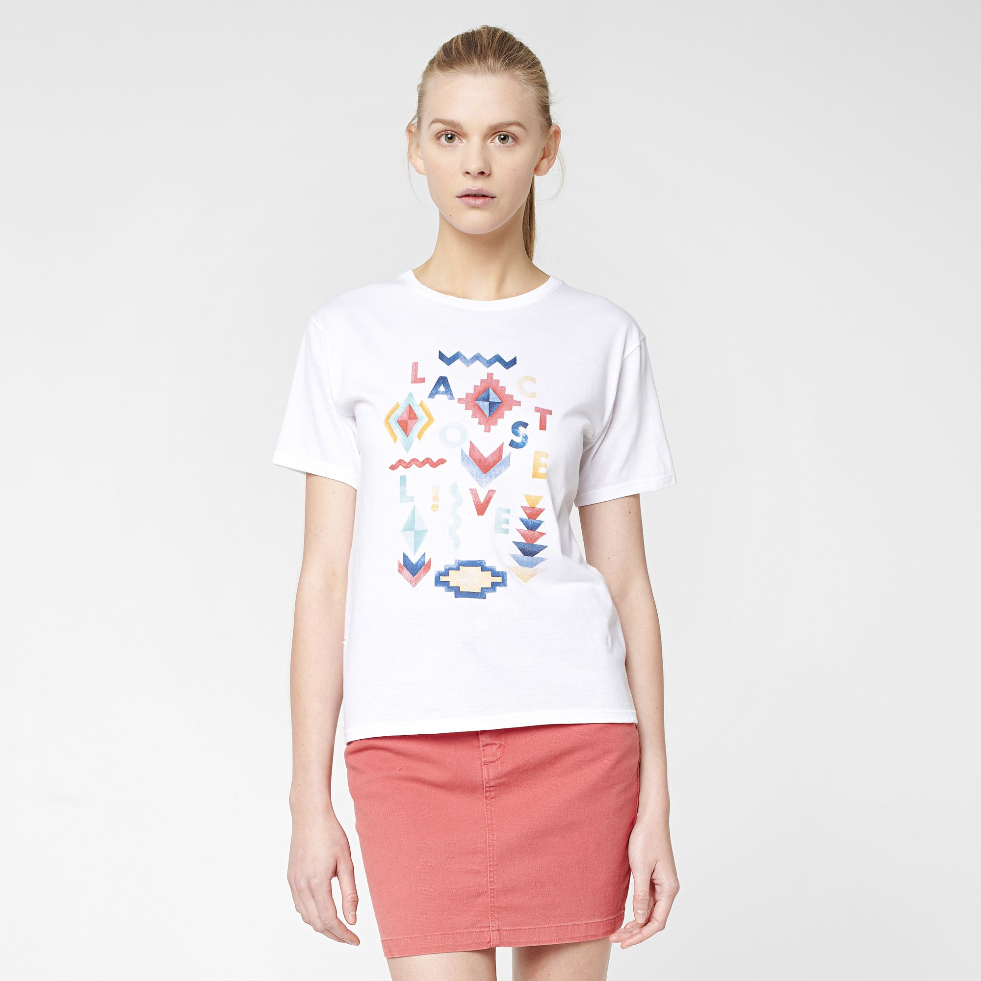  Lacoste Live printed tee-shirt Women
