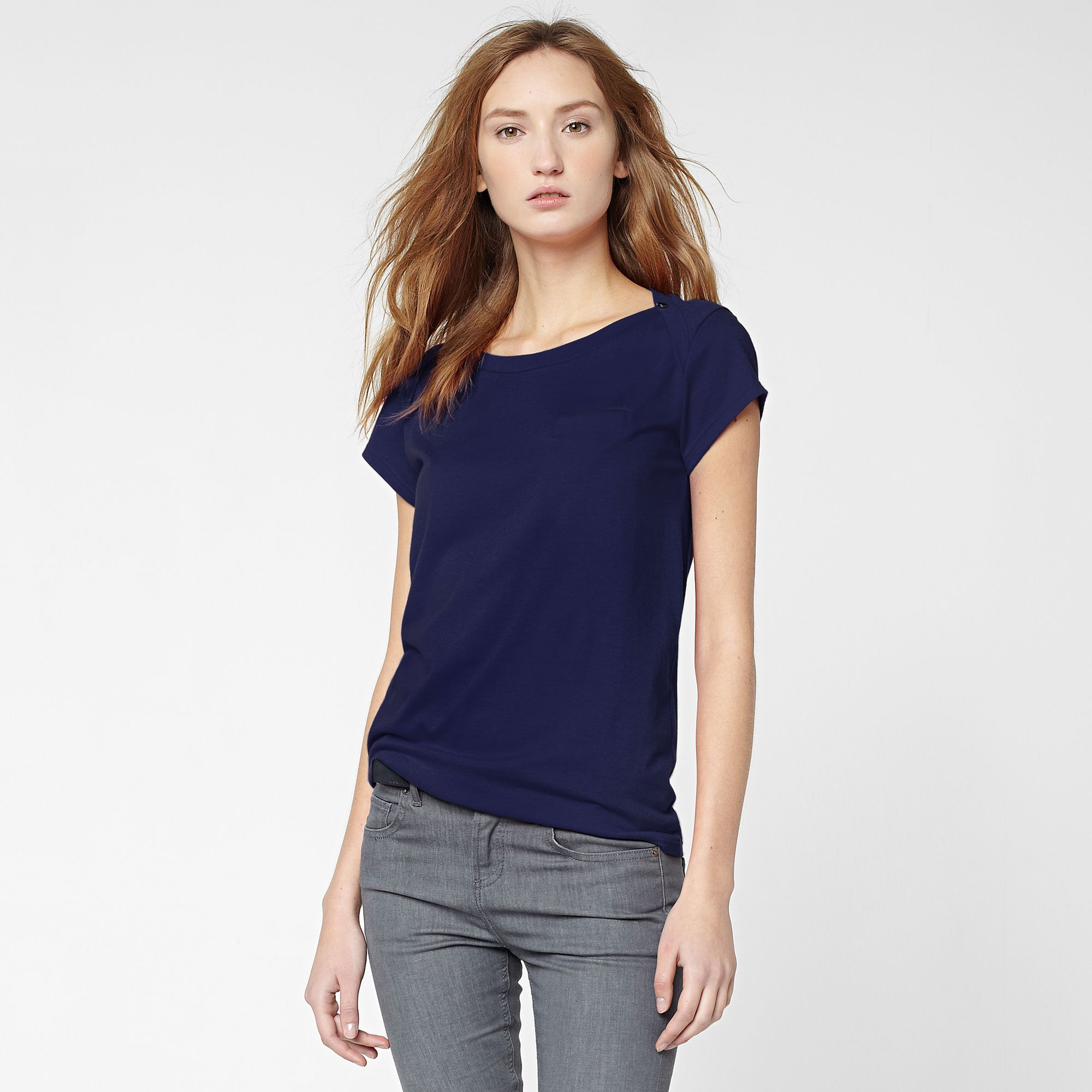 Lacoste Boat neck tee shirt Women