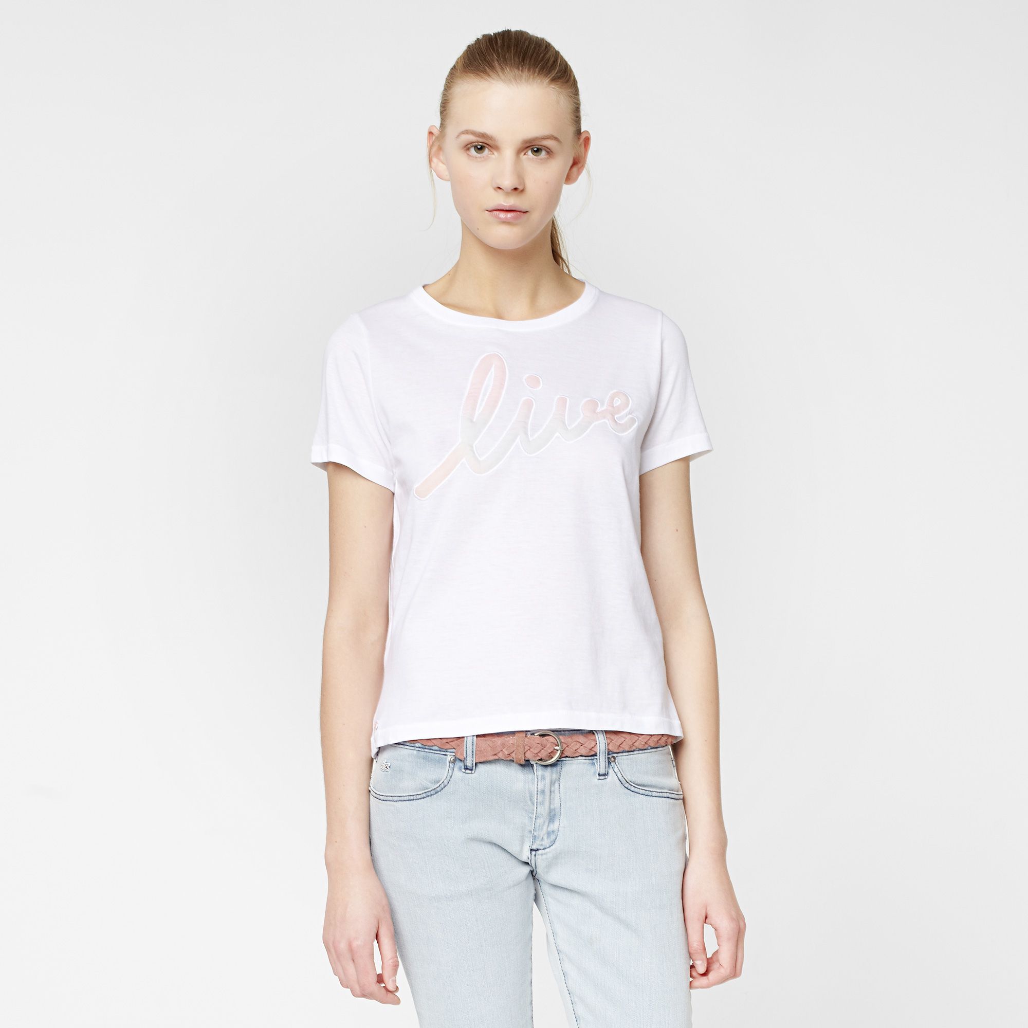  Lacoste Live printed tee-shirt Women