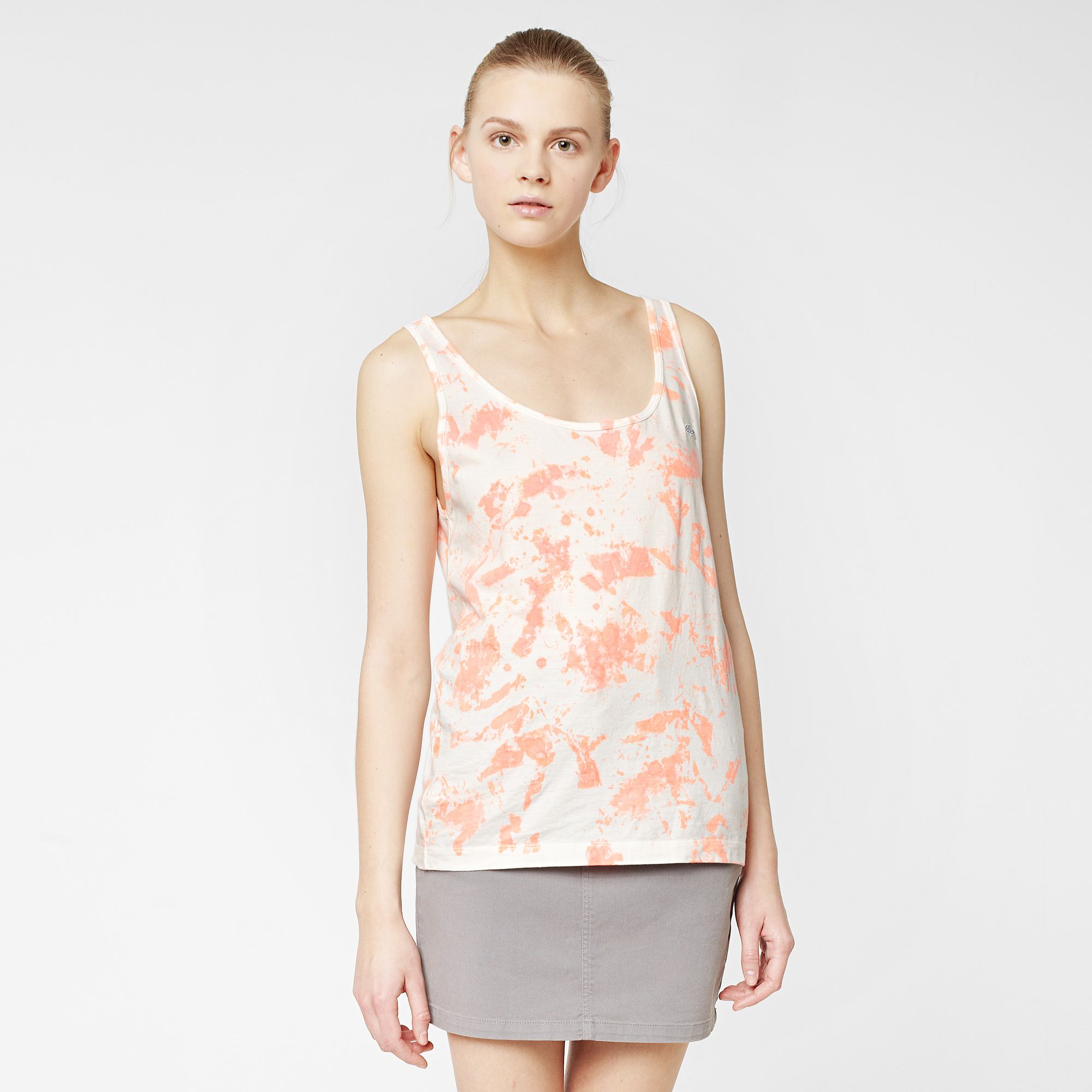 CORAIL FLUO/BLANC