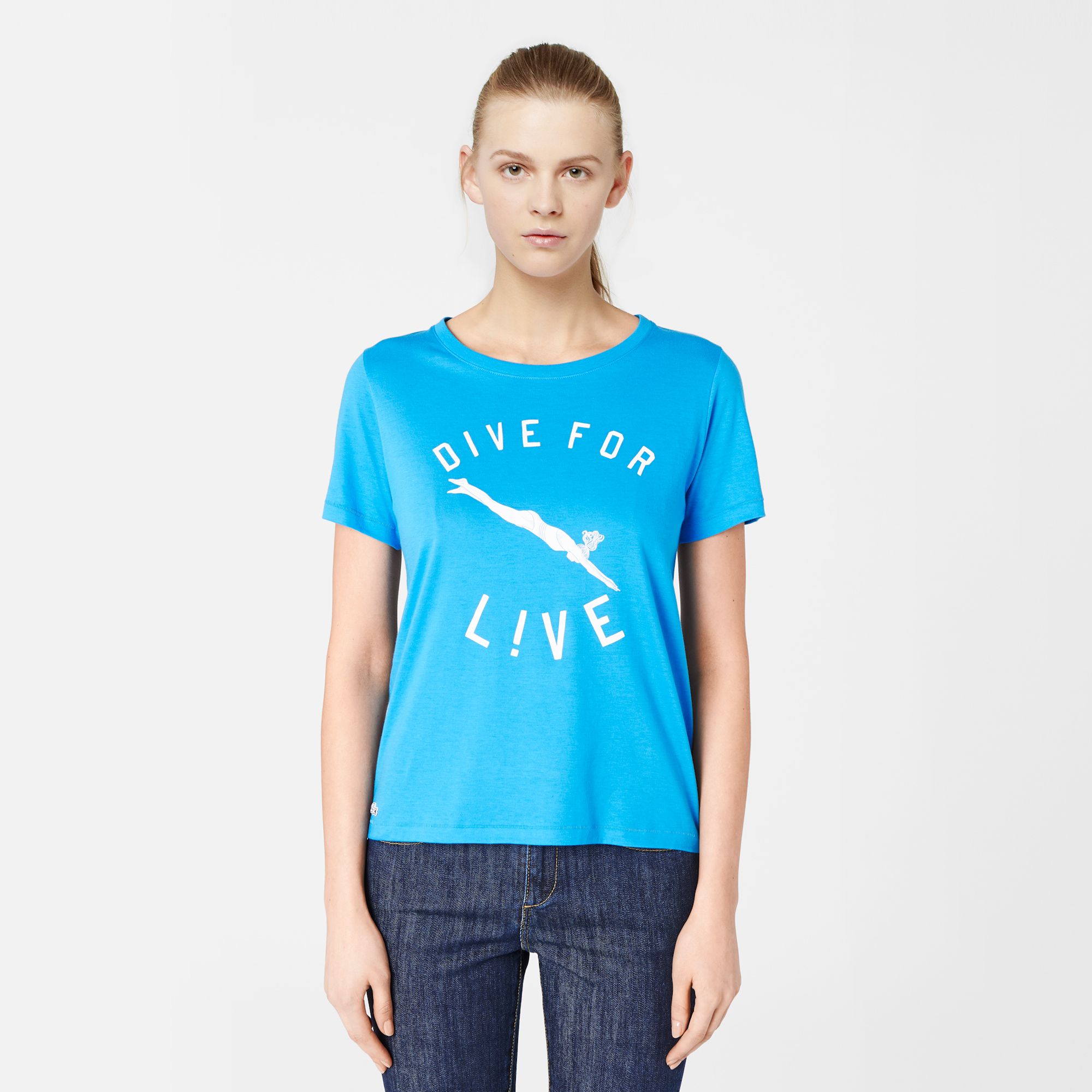  Lacoste Live printed tee-shirt Women
