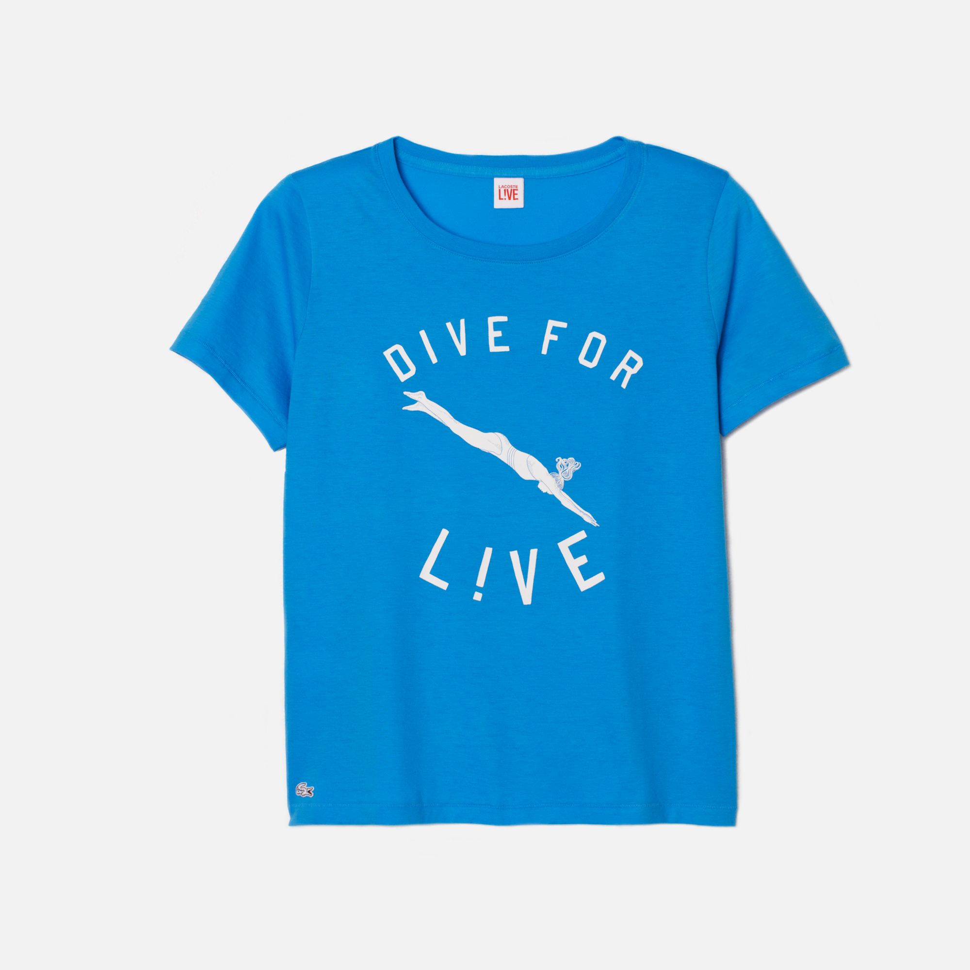  Lacoste Live printed tee-shirt Women
