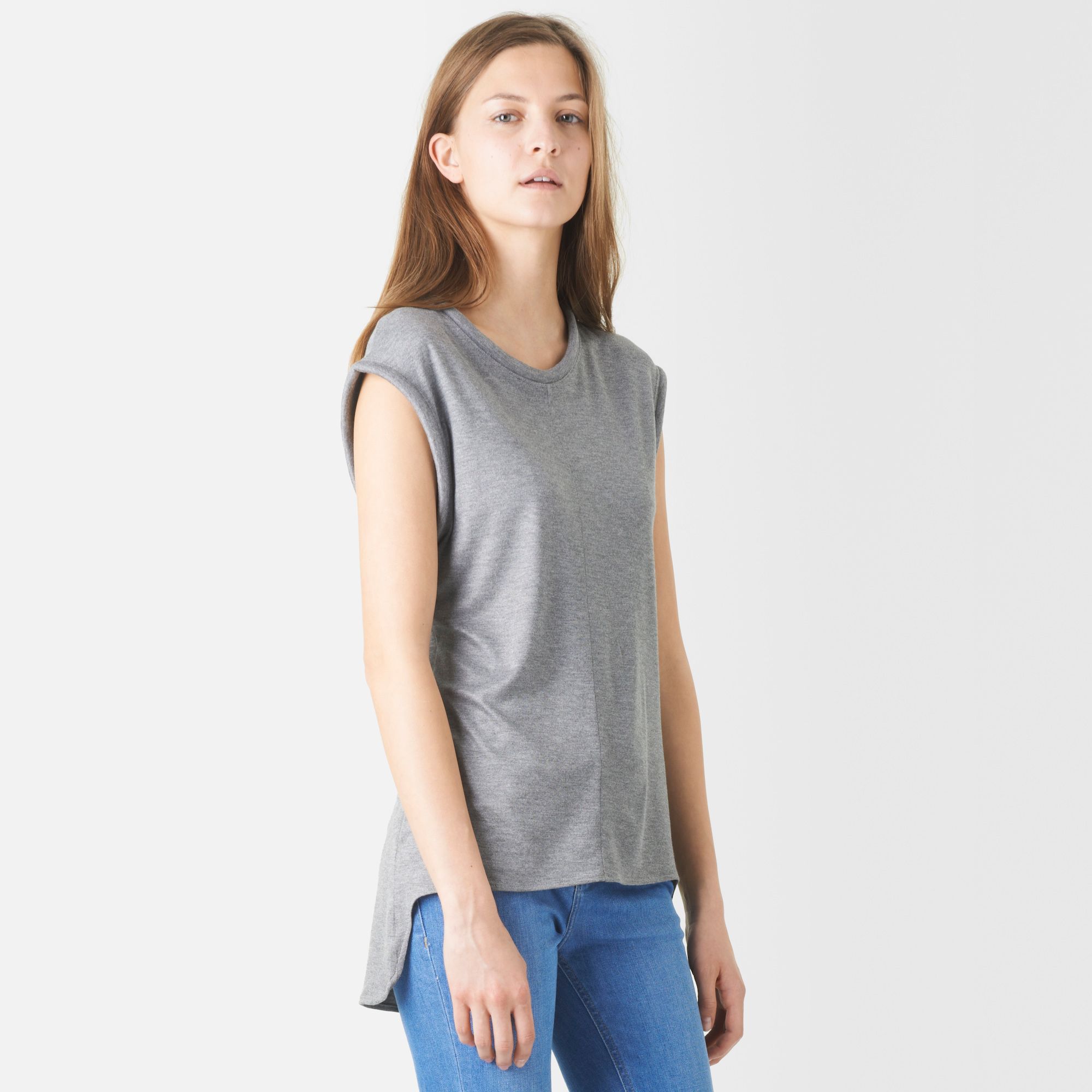 Lacoste Sleeveless tee-shirt with offset tail Women