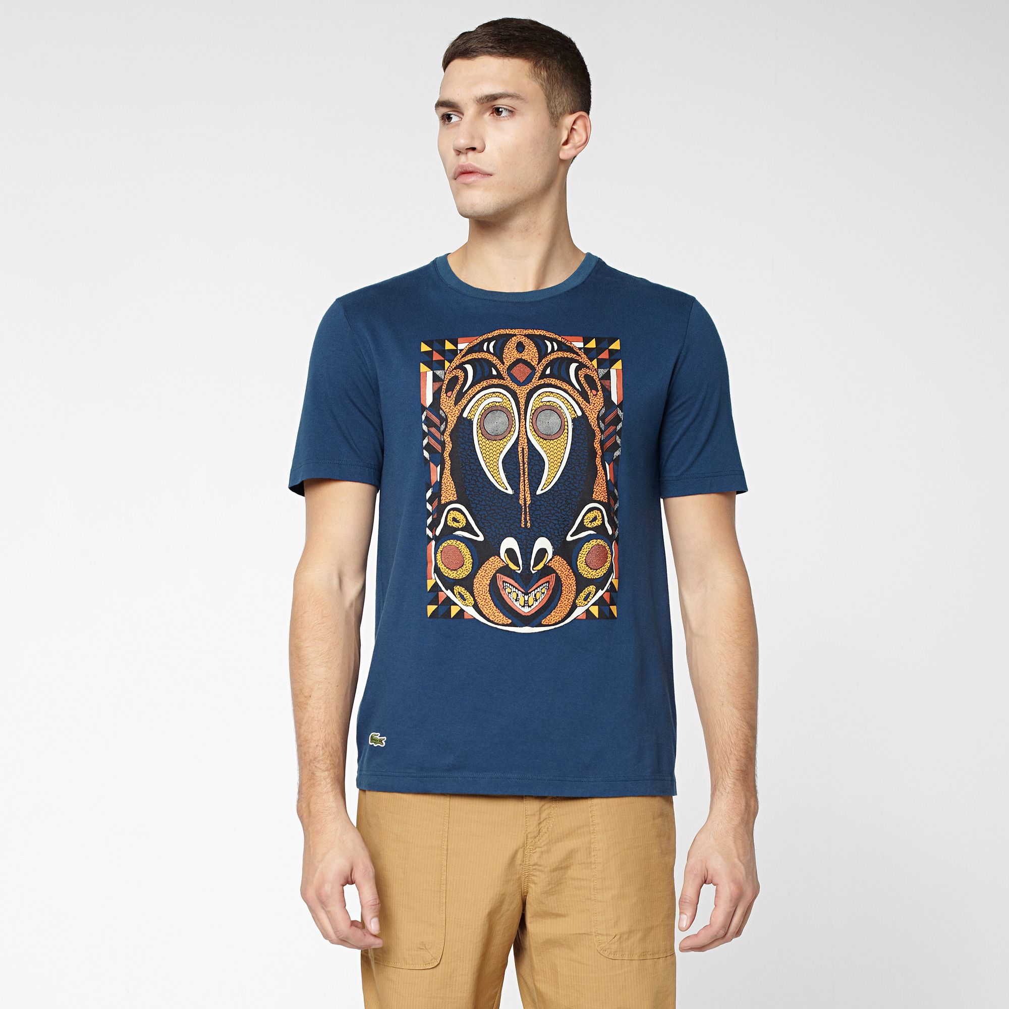 Printed Lacoste Live Ultra slim fit tee-shirt Men