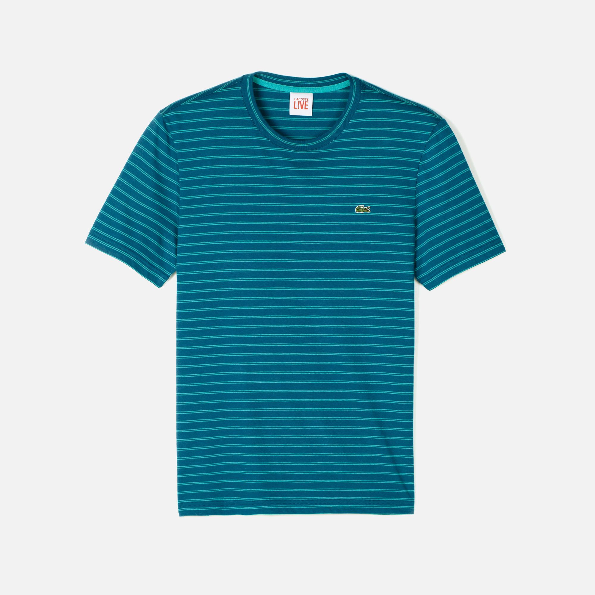  Striped Lacoste Live Ultraslim fit tee-shirt Men