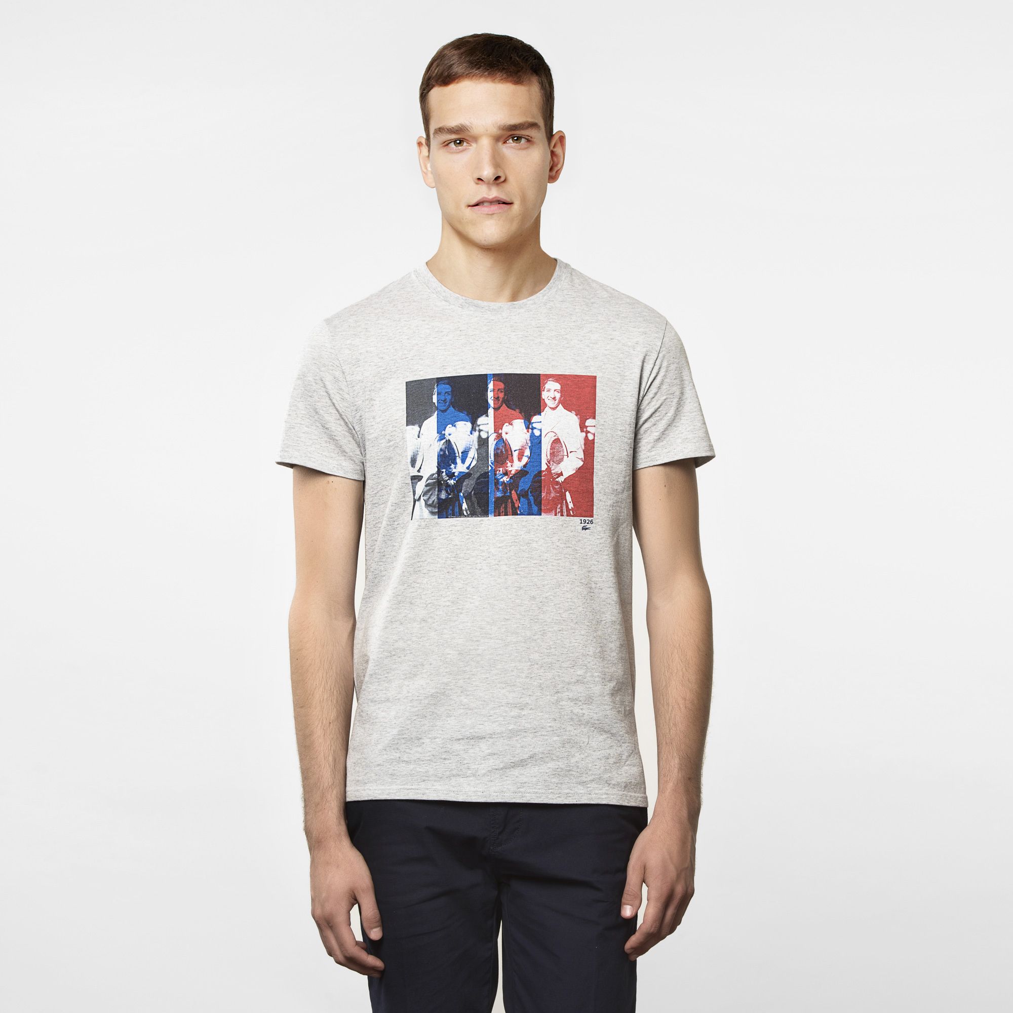  L&eacute;gende Ren&eacute; Lacoste printed tee-shirt Men