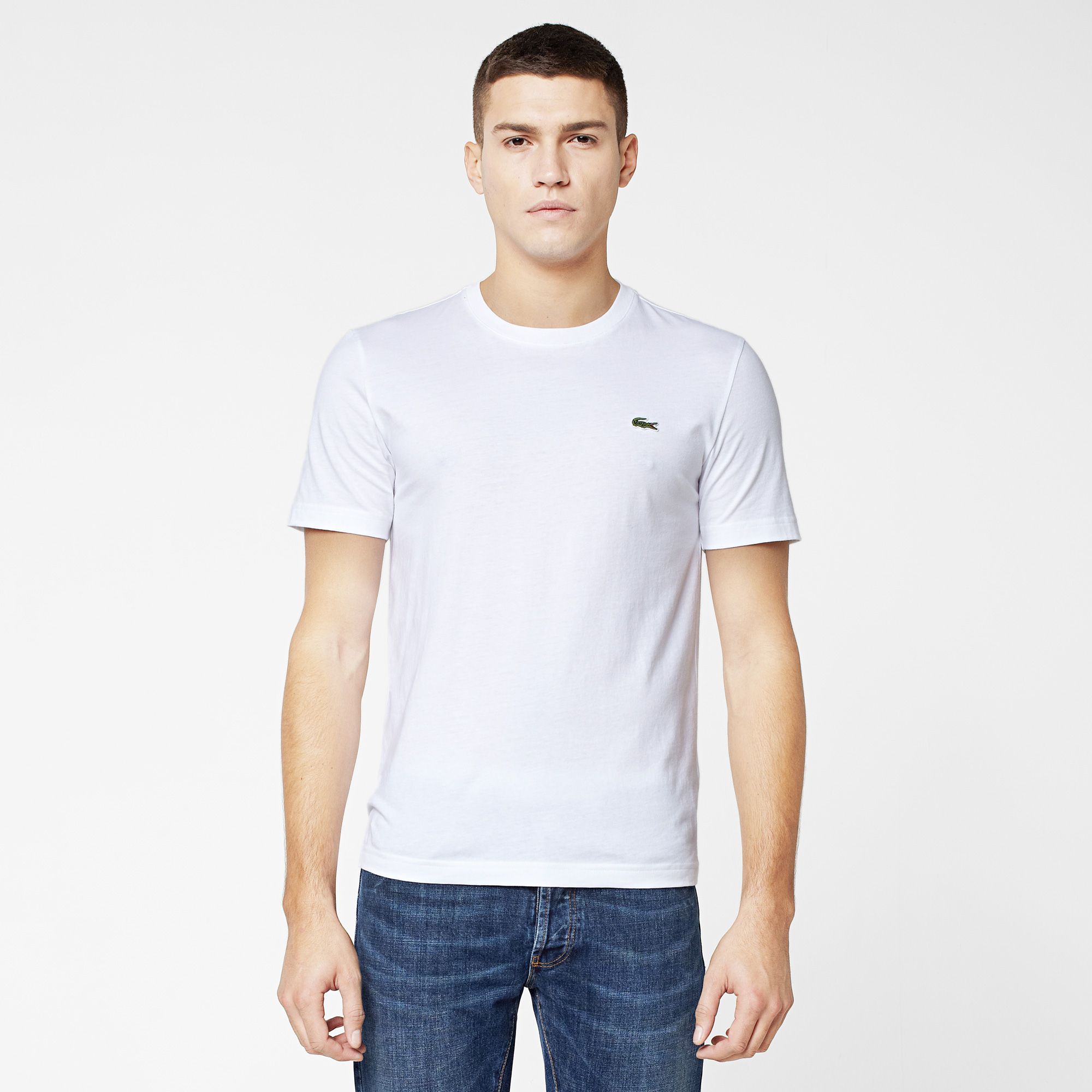  Plain Lacoste Live Ultraslim fit tee-shirt Men