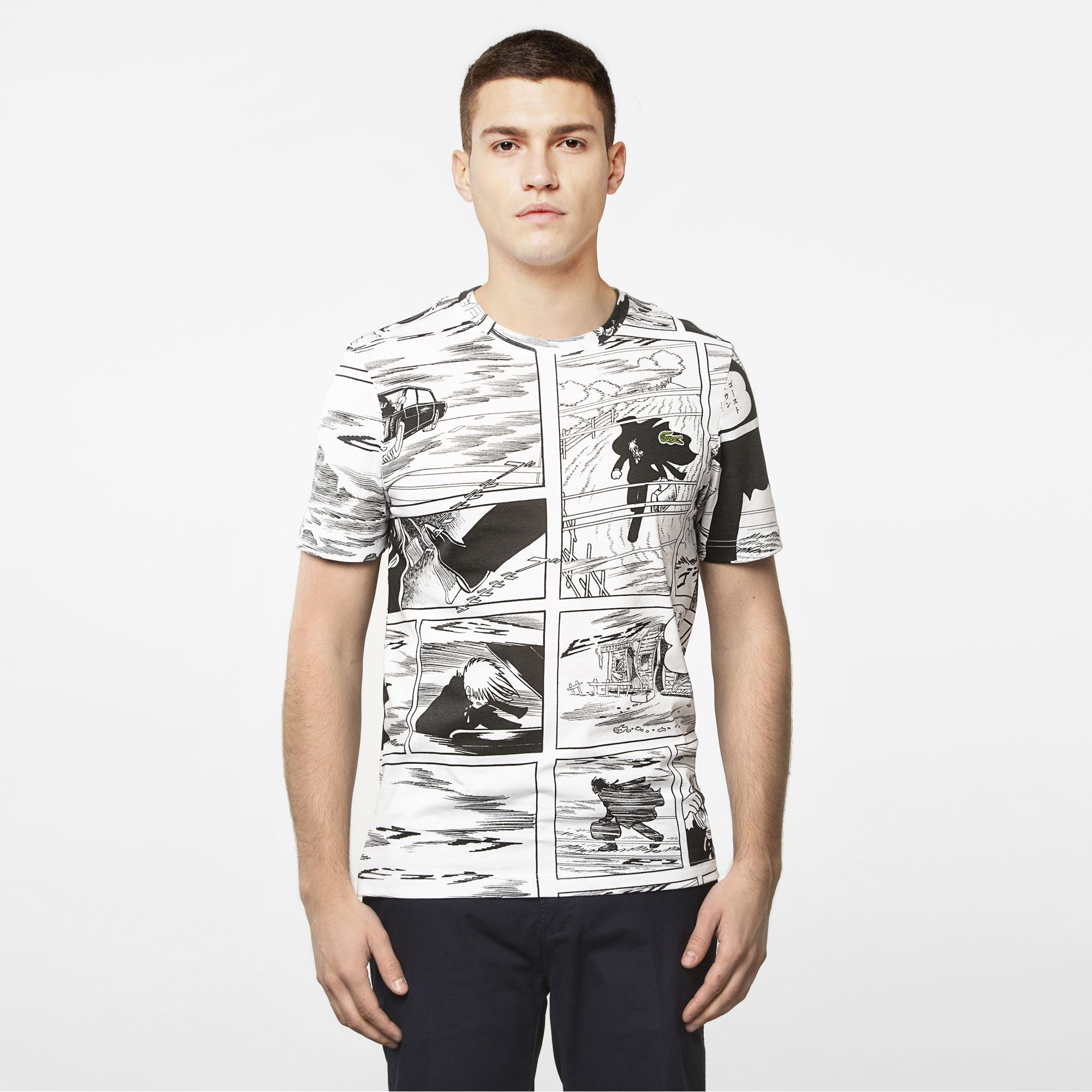  Lacoste Live Tezuka Ultra slim fit tee-shirt Men