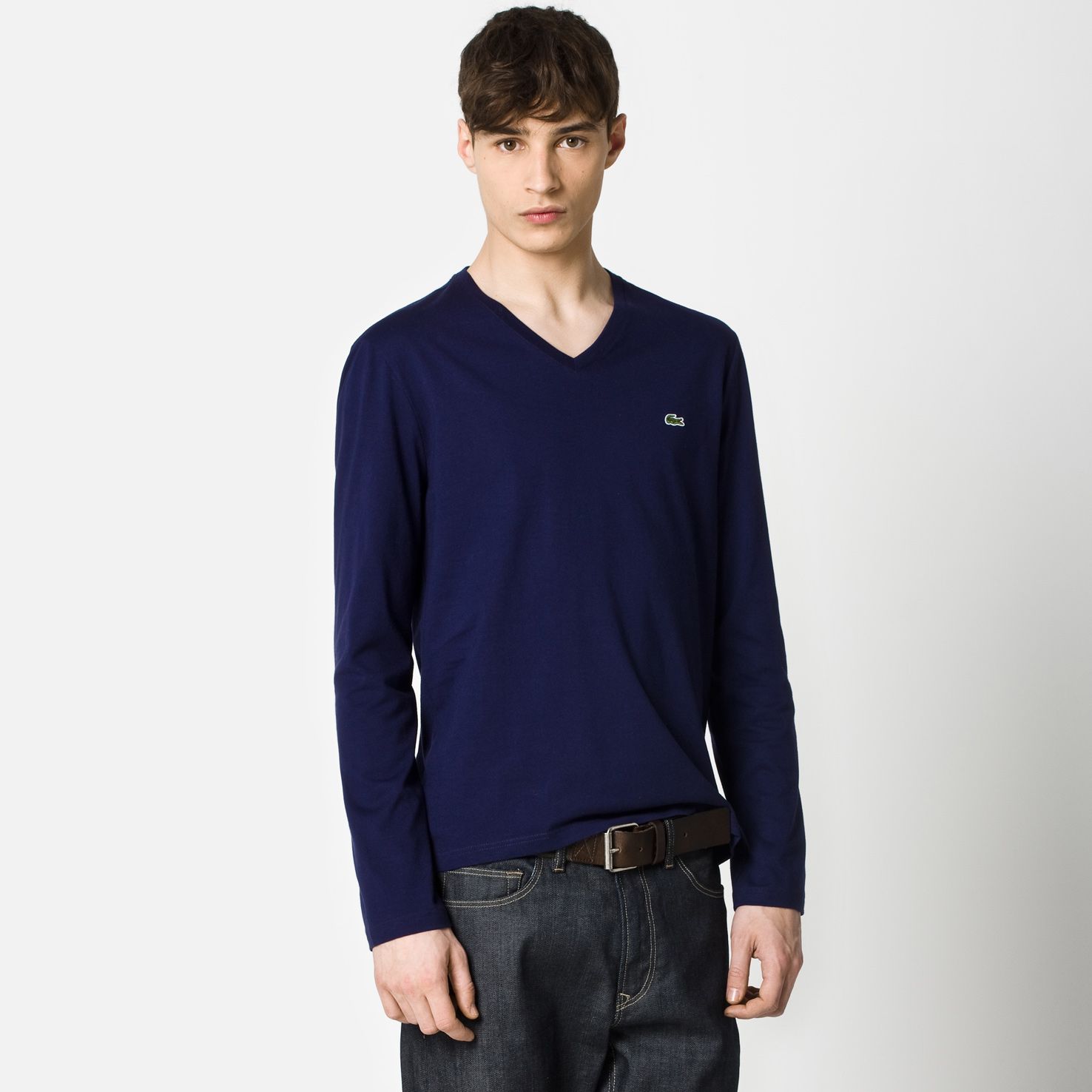 Lacoste Slim fit V-neck Tee-shirt Men