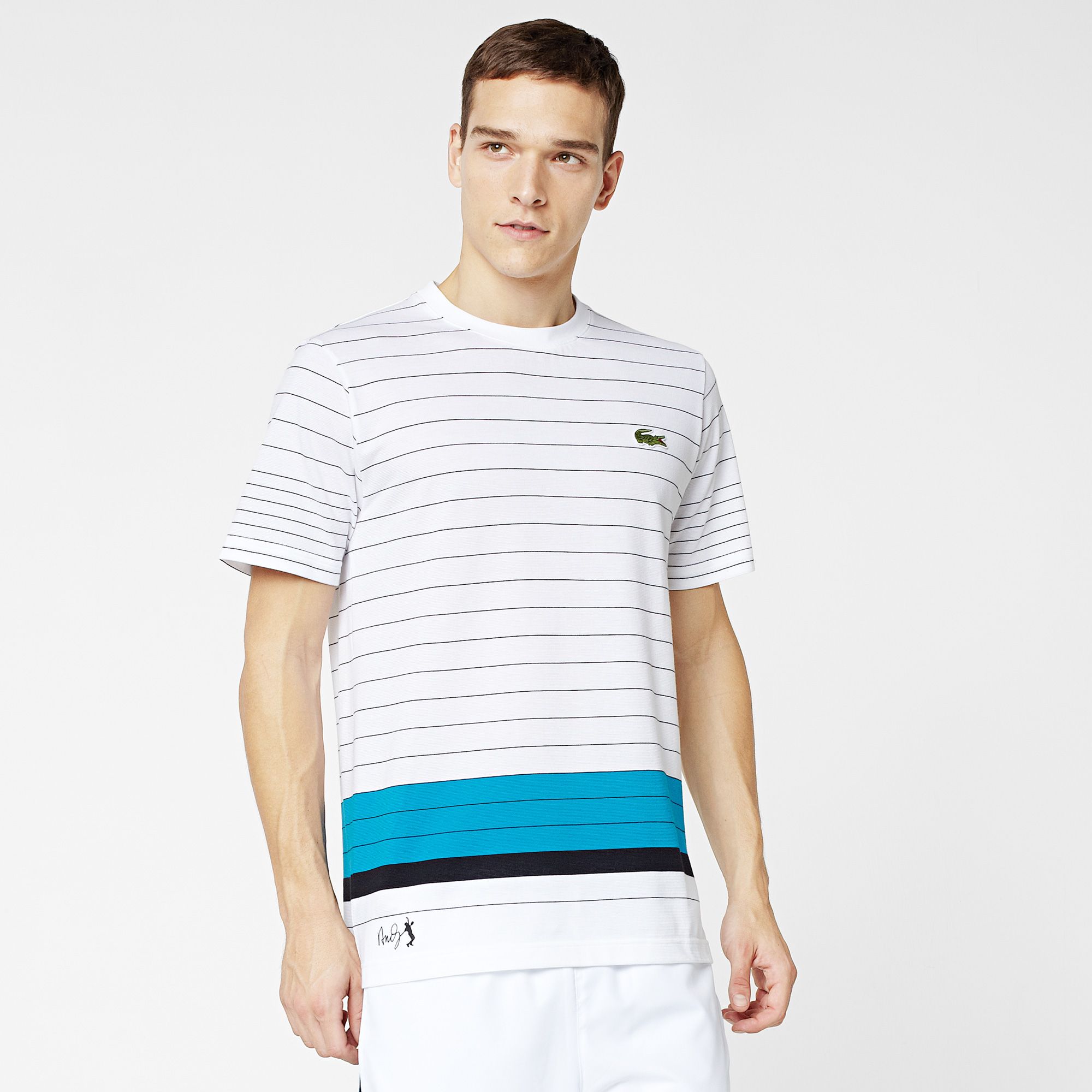 Lacoste Andy Roddick striped tee-shirt Men