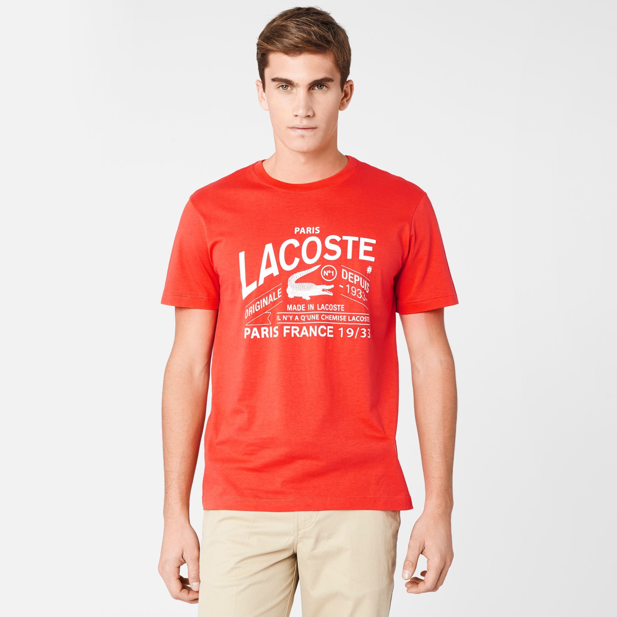 Lacoste Printed tee-shirt Men