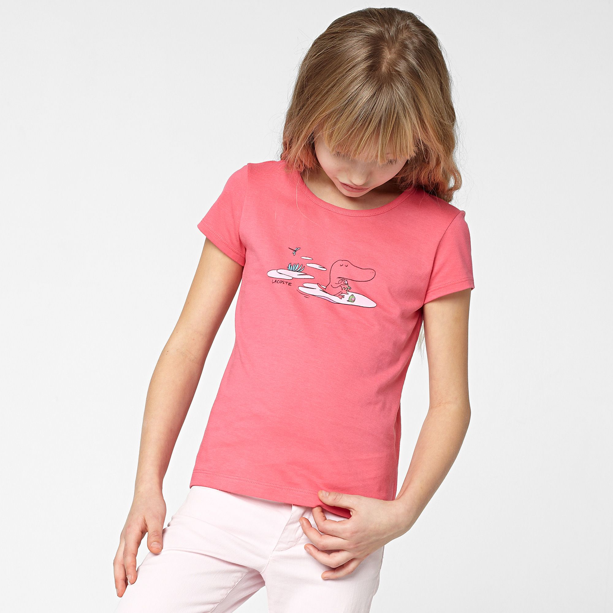 Lacoste Printed tee-shirt with gift box gender.gir