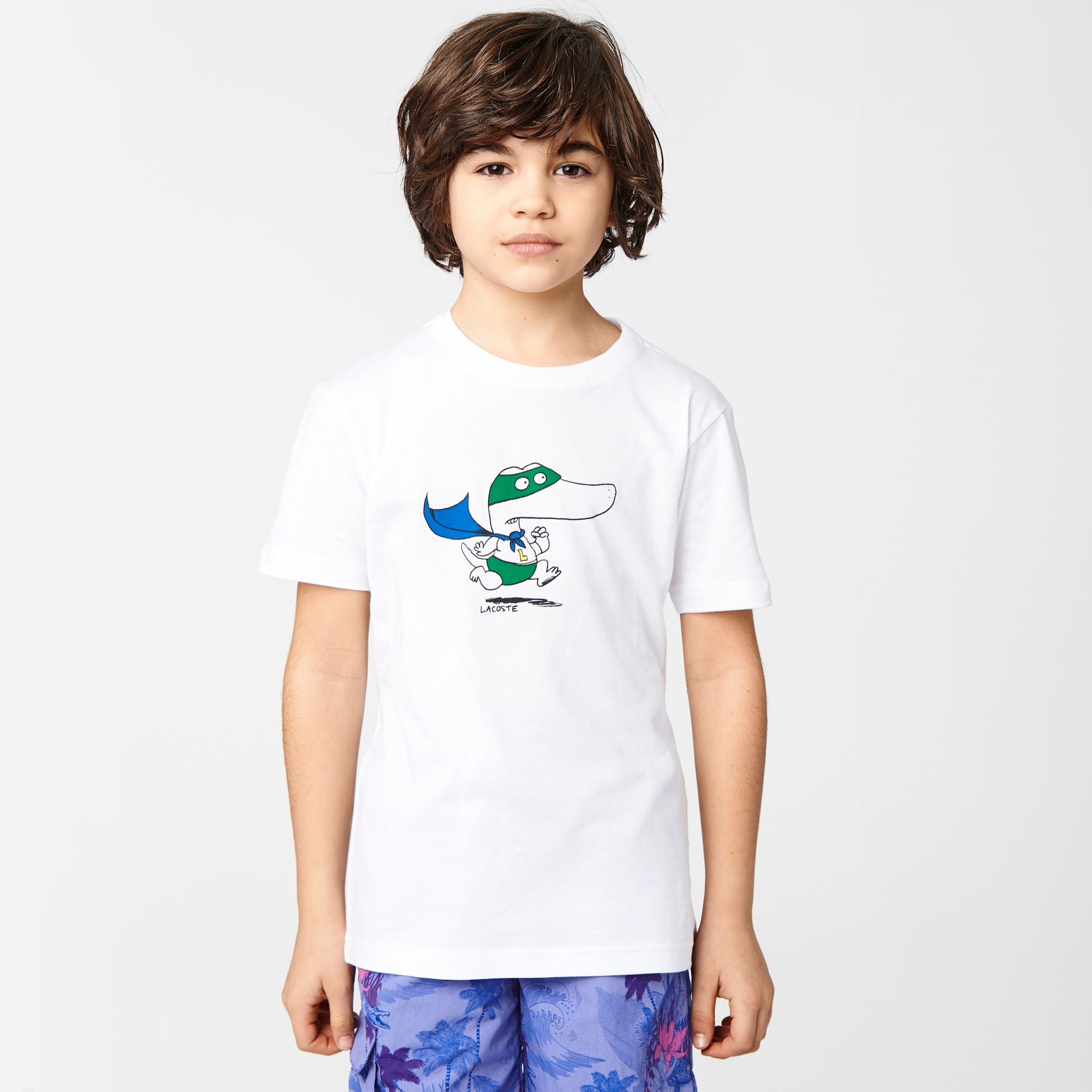 Lacoste Printed tee-shirt with gift box Boy