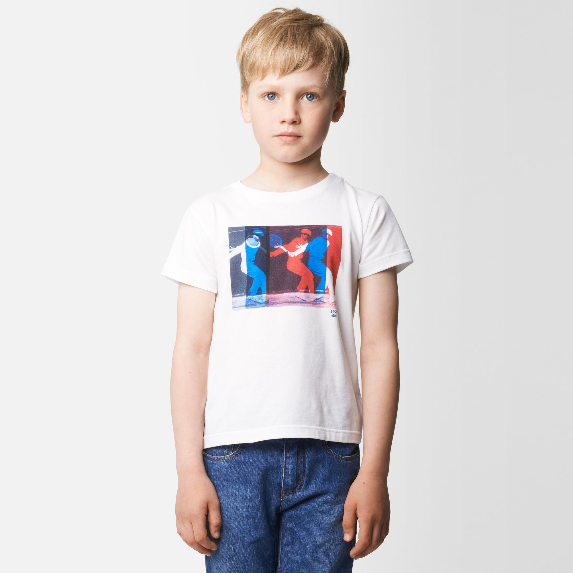  L&eacute;gende Ren&eacute; Lacoste printed tee-shirt Boy