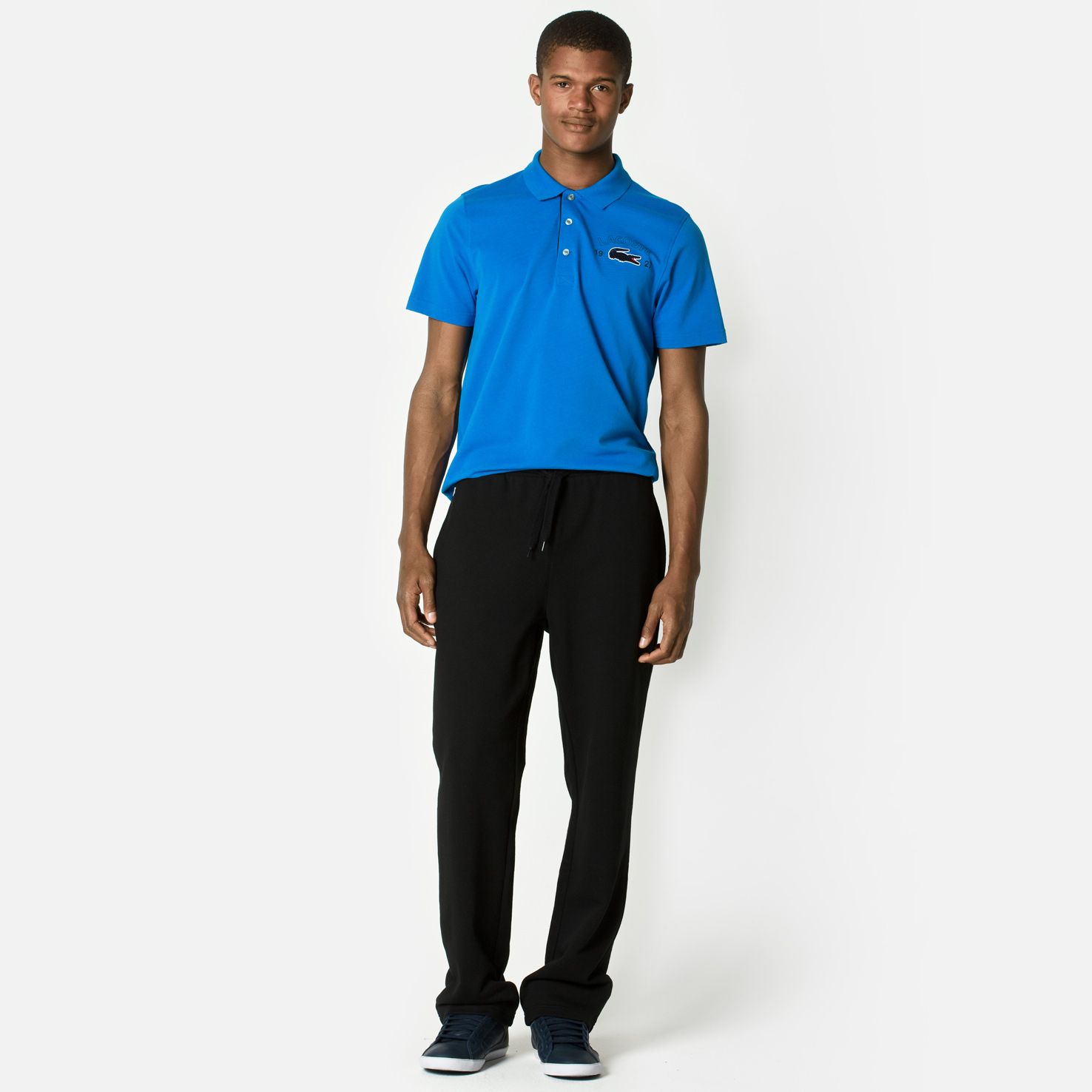 Lacoste Plain fleece tracksuit trousers. Men