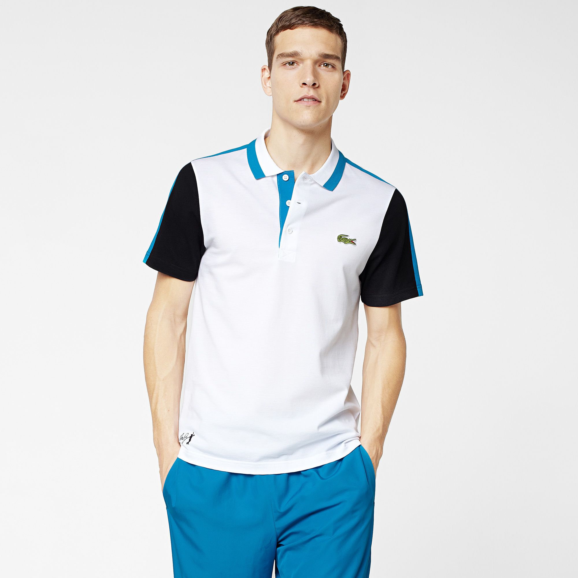  Andy Roddick Lacoste Sport multi-colour polo Men