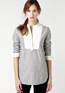 Lacoste Striped classic fit shirt Women