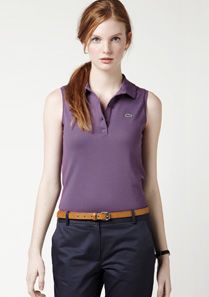  Lacoste Stretch sleeveless polo Women