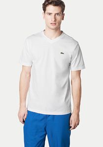 Lacoste Plain V-neck Sport tee-shirt Men