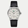 Chamonix round leather strap watch