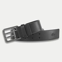 Lacoste Tanned cowhide leather belt Men